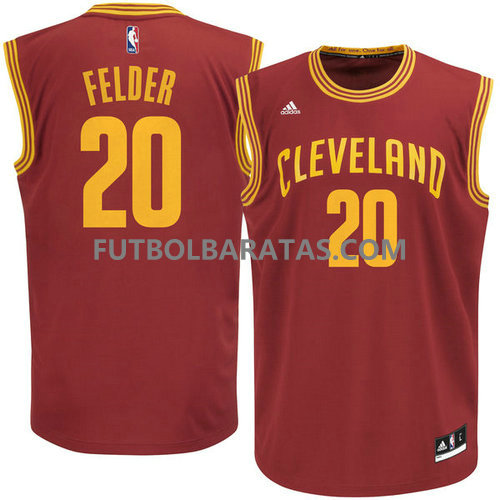 camiseta Felder Número 20 cleveland cavaliers 2017 roja