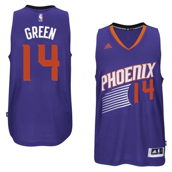 camiseta Gerald Green 14 phoenix suns 2016 Purpura