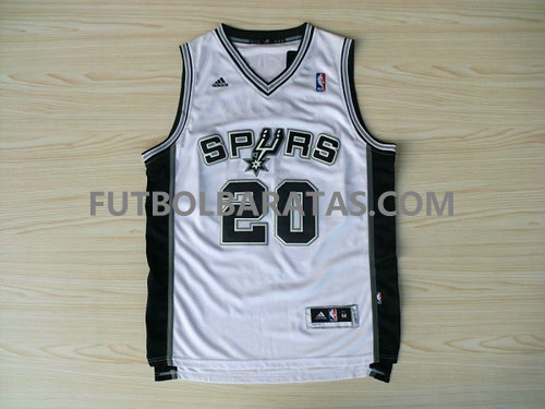 camiseta Ginobili 20 san antonio spurs 2017 blanc