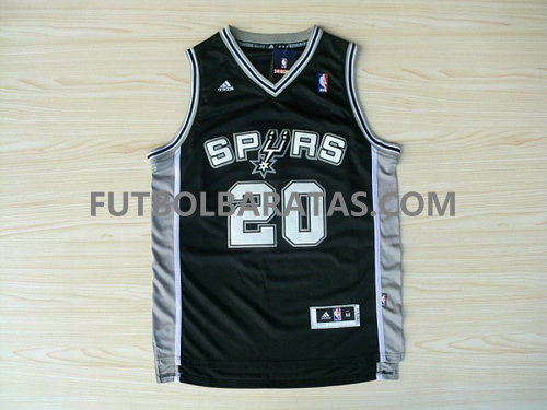 camiseta Ginobili 20 san antonio spurs 2017 negro