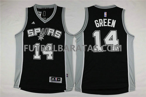 camiseta Green 14 san antonio spurs 2017 negro