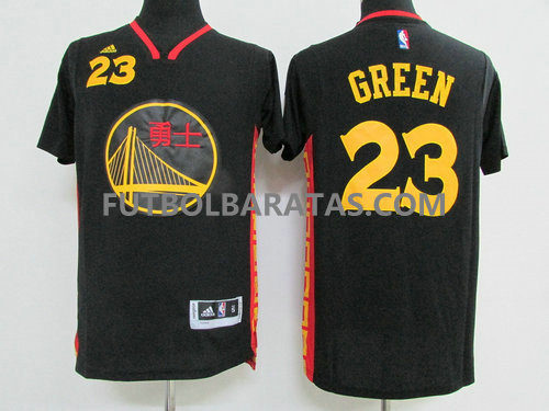 camiseta Green 23 golden state warriors chino 2017 negro