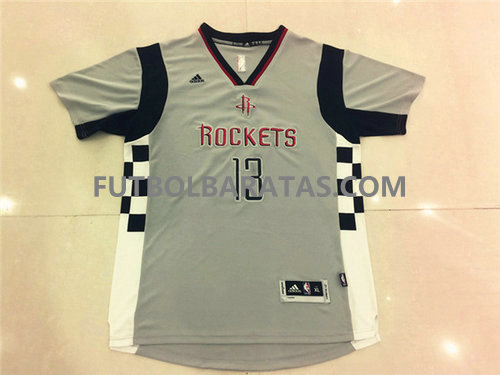 camiseta Harden logo city 13 houston rockets clasico 2017 gris