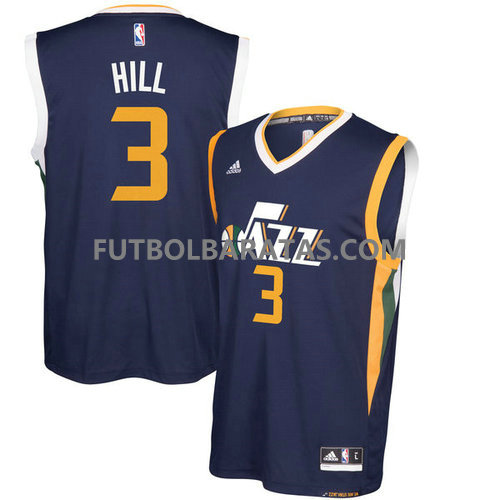 camiseta Hill 3 utah jazz 2017 azul