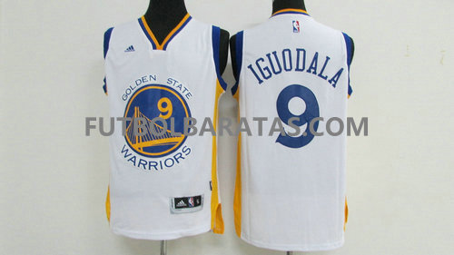 camiseta Iguodala 9 golden state warriors 2017 blanc