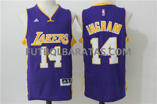 camiseta Ingram 14 logo los angeles lakers 2017 purpura