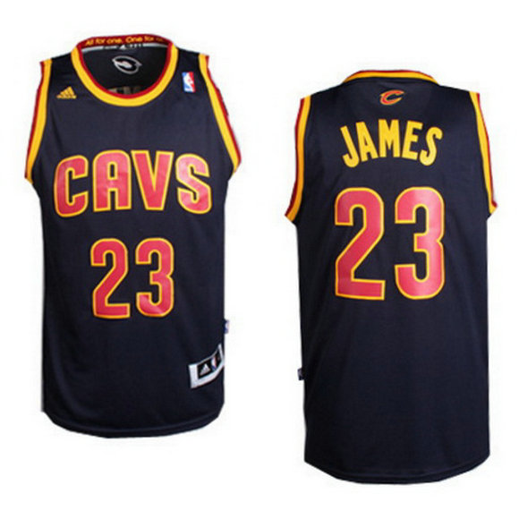 camiseta LeBron James 23 cleveland cavaliers revolucion 30 negro