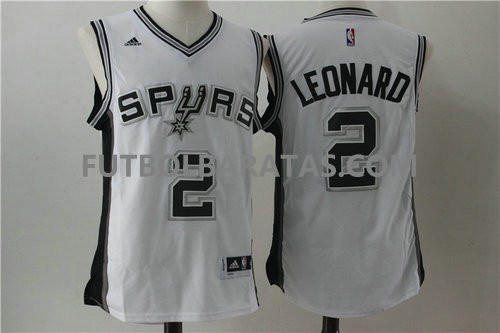 camiseta Leonard 2 san antonio spurs 2017 balnc