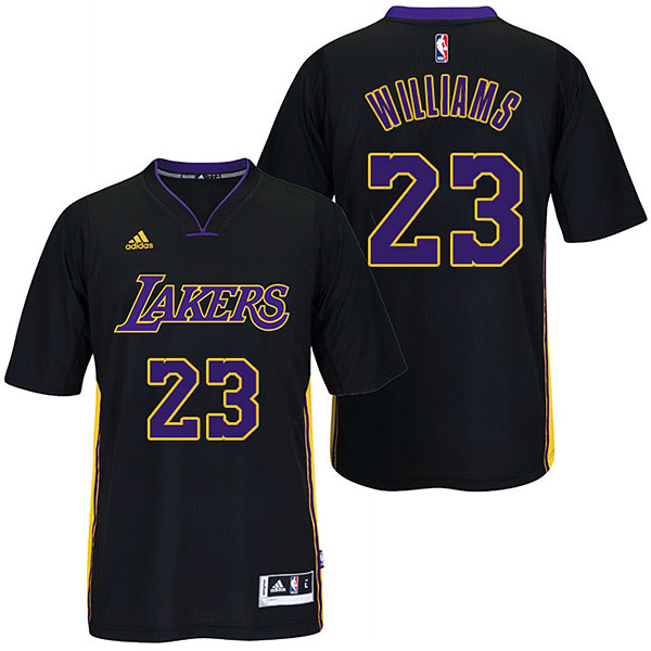 camiseta Lou Williams Número 23 los angeles lakers 2017 negro