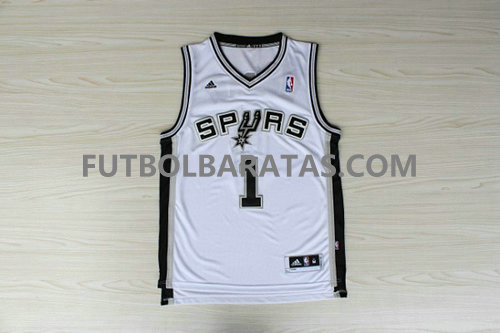 camiseta Mc Grady 1 san antonio spurs 2017 blanc