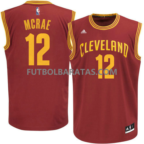 camiseta Mcrae Número 12 cleveland cavaliers 2017 roja