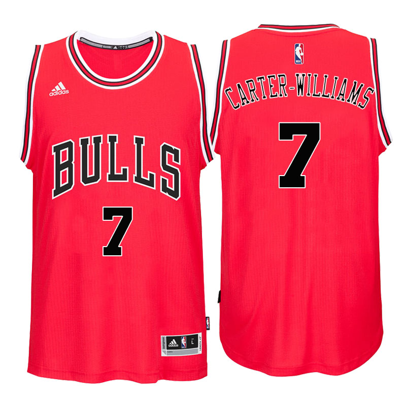camiseta Michael Carter Williams 7 chicago bulls 2016 roja