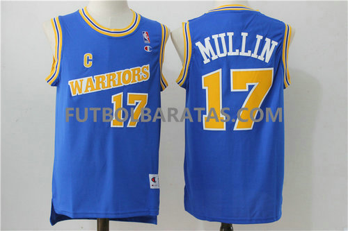 camiseta Mullin 17 golden state warriors 2017 azul logo warriors