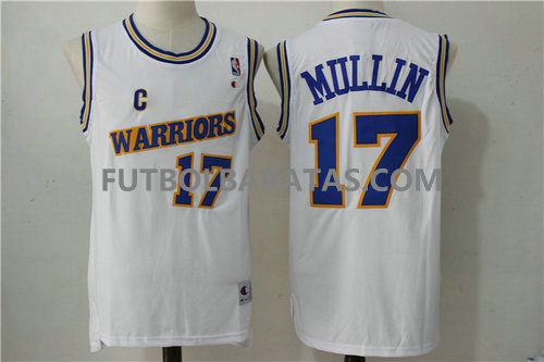 camiseta Mullin 17 golden state warriors 2017 blanc logo warriors