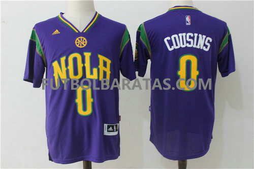 camiseta Nolh Cousins logo 0 new orleans pelicans 2017 purpura