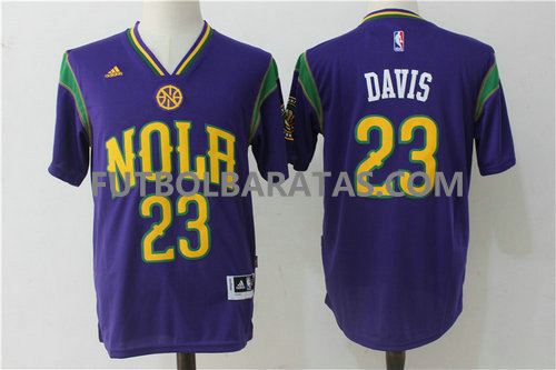 camiseta Nolh Davis logo 23 new orleans pelicans 2017 purpura