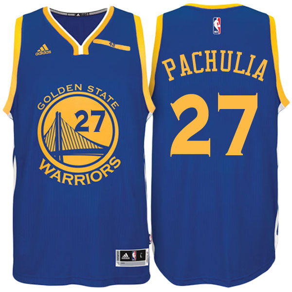 camiseta Pachulia Número 27 golden state warriors 2016-2017 azul