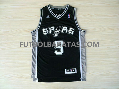 camiseta Parker 9 san antonio spurs 2017 negro