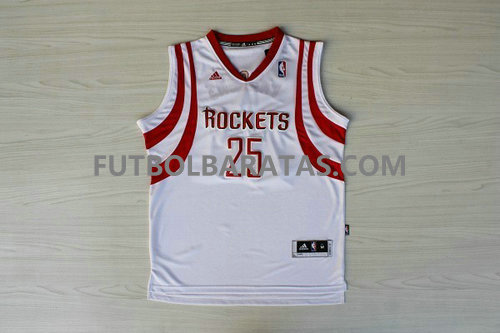 camiseta Parsons logo 25 houston rockets 2017 blanco