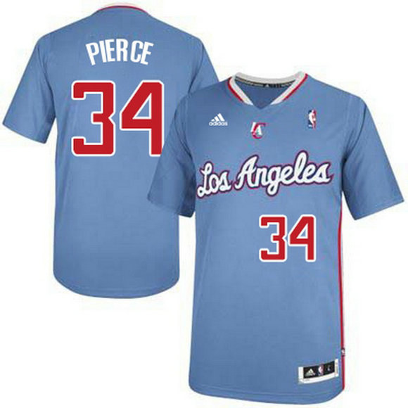 camiseta Paul Pierce 34 los angeles clippers rev30 azul