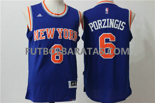 camiseta Porzingis 6 new york knicks 2017 azul