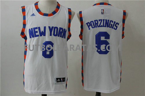 camiseta Porzingis 6 new york knicks 2017 blanc