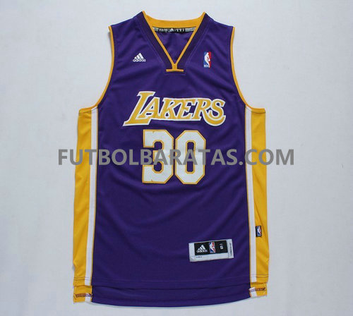 camiseta Randle 30 logo los angeles lakers 2017 purpura