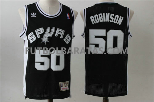 camiseta Robinson 50 san antonio spurs 2017 negro