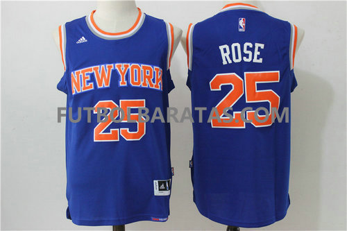 camiseta Rose 25 new york knicks 2017 azul