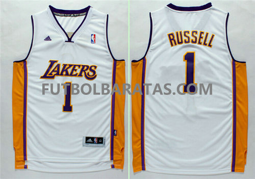 camiseta Russell 1 logo los angeles lakers 2017 blanc