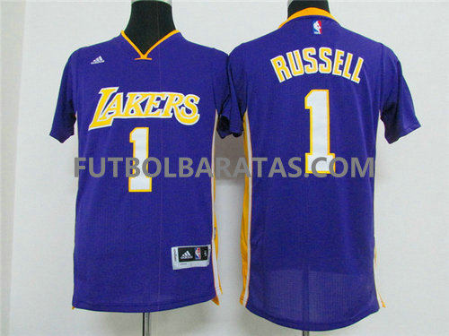 camiseta Russell 1 logo los angeles lakers 2017 purpura