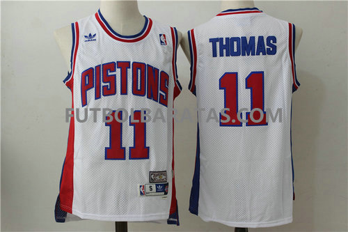 camiseta Thomas 11 detroit pistons 2017 blanco