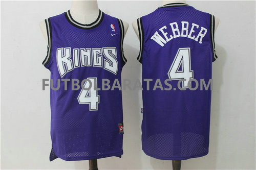 camiseta Webber 4 sacramento kings 2017 purpura