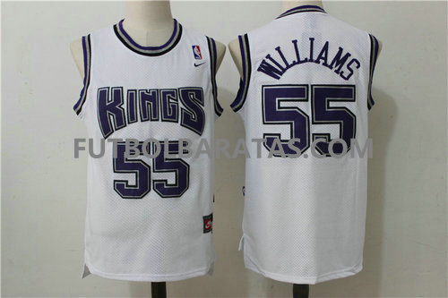 camiseta Williams 55 sacramento kings 2017 blanc