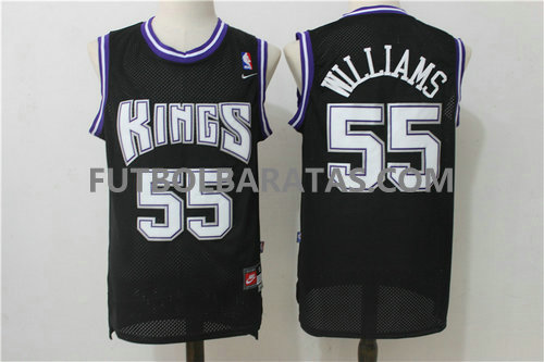 camiseta Williams 55 sacramento kings 2017 negro