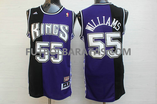 camiseta Williams 55 sacramento kings moda 2017 clasico