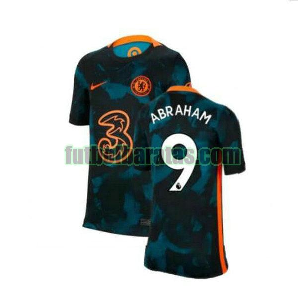 camiseta abraham 9 chelsea 2021 2022 verde segunda