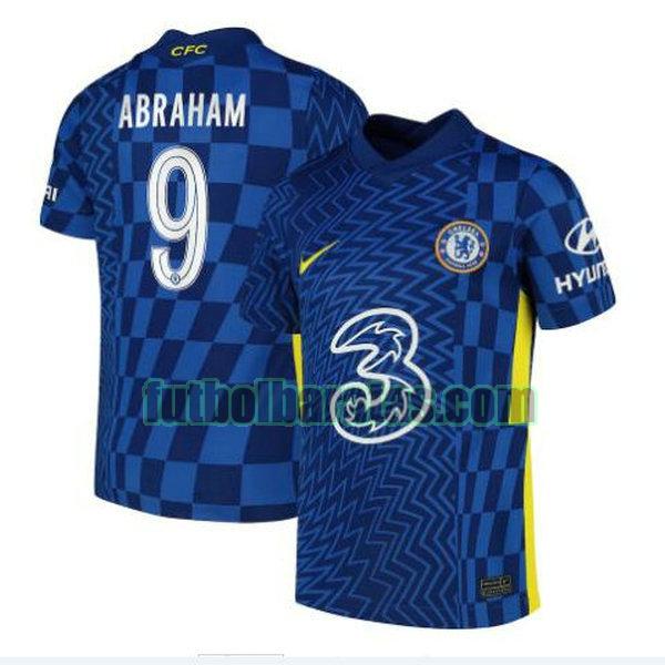 camiseta abraham 9 juventus 2021 2022 azul primera