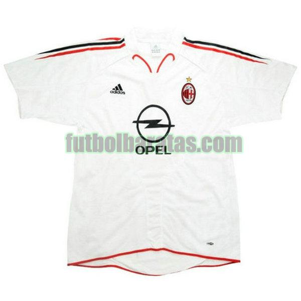 camiseta ac milan 2004-2005 blanco segunda