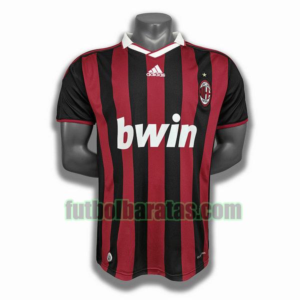 camiseta ac milan 2009 2010 rojo primera player