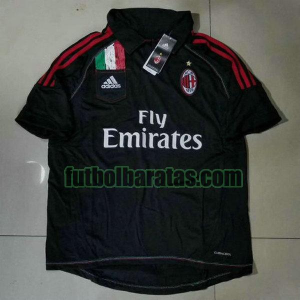 camiseta ac milan 2012-2013 negro segunda