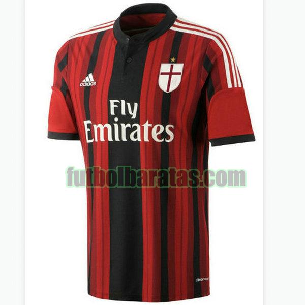 camiseta ac milan 2014-2015 rojo primera