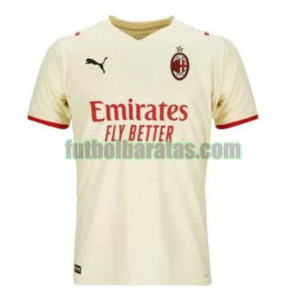 camiseta ac milan 2021 2022 blanco segunda equipacion