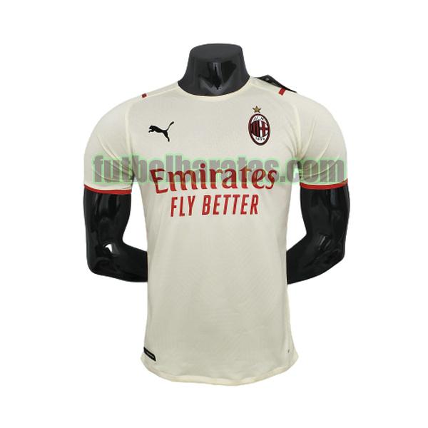 camiseta ac milan 2021 2022 blanco segunda player