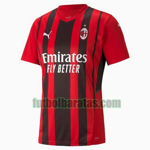 camiseta ac milan 2021 2022 rojo primera