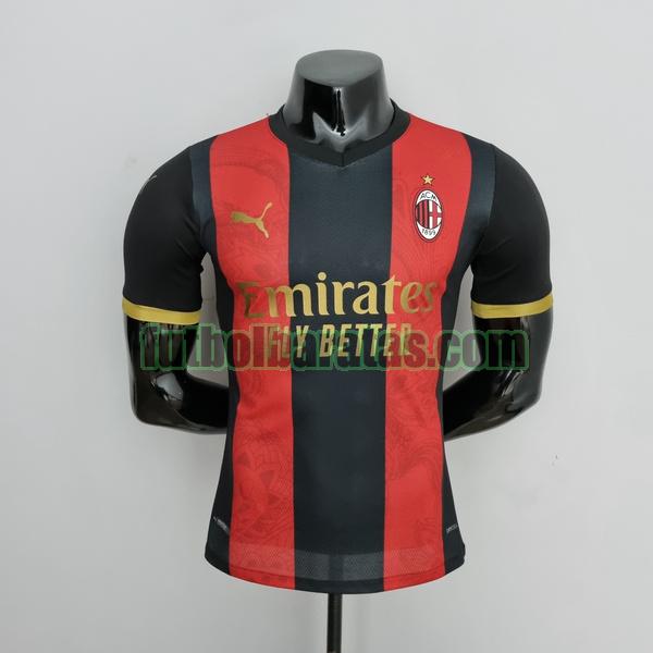 camiseta ac milan 2022 2023 rojo negro special edition player