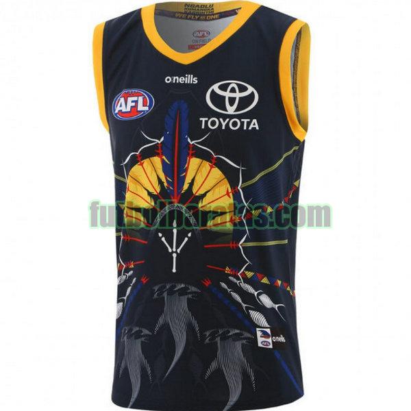 camiseta adelaide crows 2021 azul indigenous guernsey