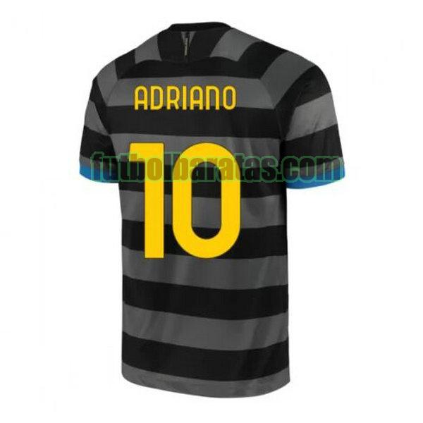 camiseta adriano 10 inter milan 2020-2021 gris tercera