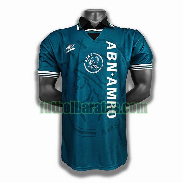 camiseta ajax 1994 95 azul segunda player