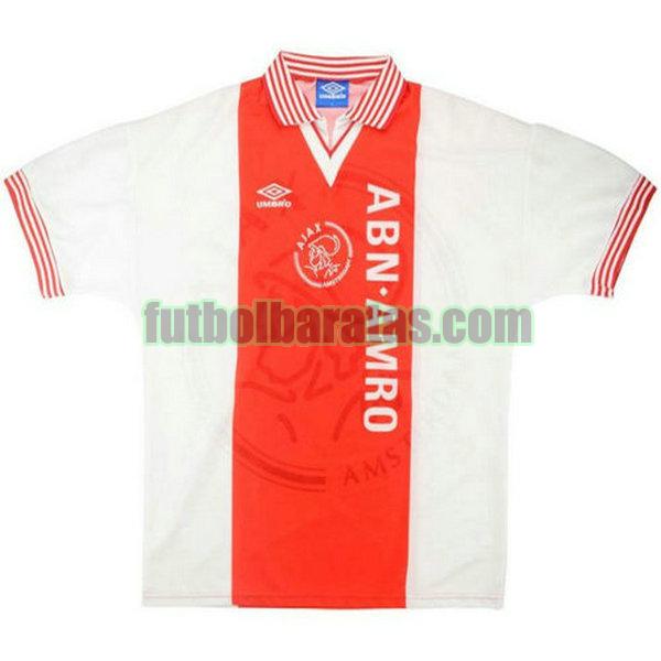 camiseta ajax 1995-1996 rojo primera